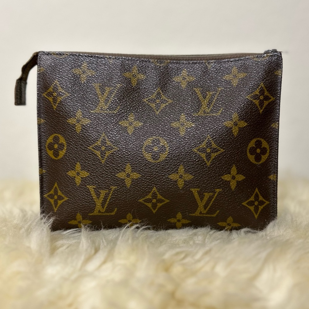 70’s Vintage Louis Vuitton Toilette Pochette 19 Cosmetic Bag Pouch / Clutch - Picture 9 of 15